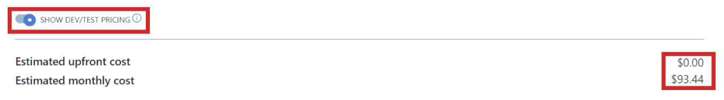 Pricing Calculator Dev Test On (Linux)